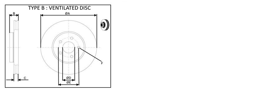 Диск гальмiвний APLUS 61835AP
