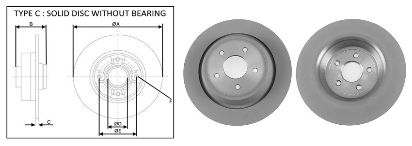 Диск гальмiвний APLUS 61856AP
