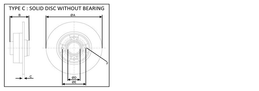 Диск гальмiвний APLUS 61894AP