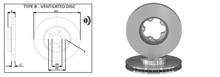 Диск гальмiвний APLUS 61266AP