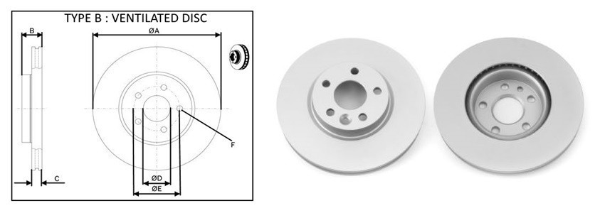 Диск гальмiвний APLUS 61290AP