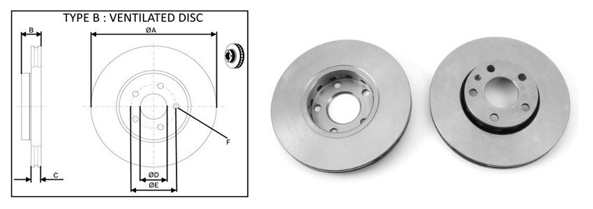 Диск гальмiвний APLUS 61298AP