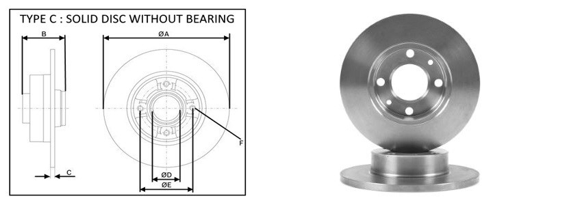 Диск гальмiвний APLUS 61306AP