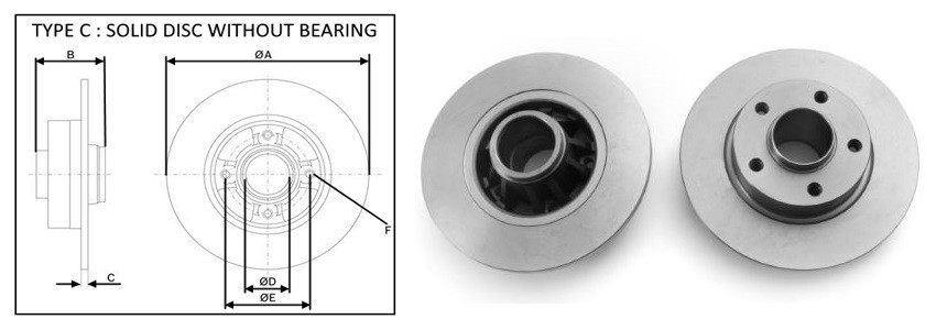 Диск гальмiвний APLUS 61311AP