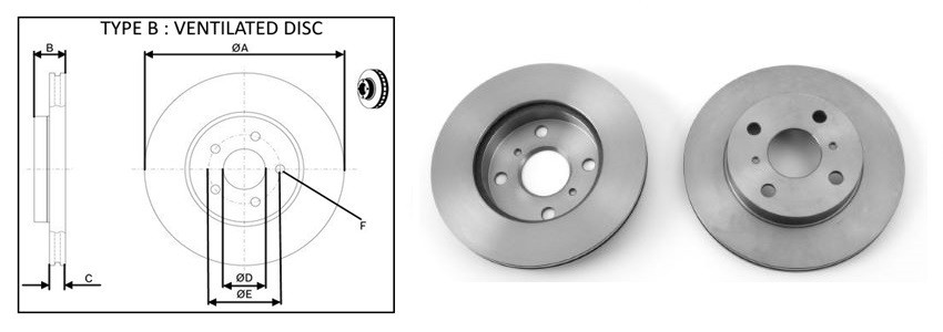 Диск гальмiвний APLUS 61339AP