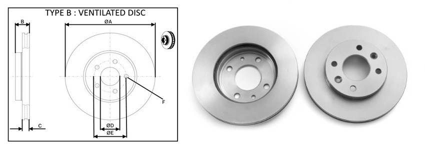 Диск гальмiвний APLUS 61340AP