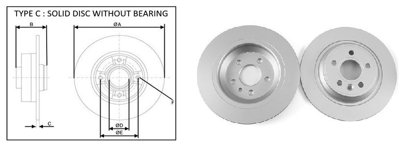 Диск гальмiвний APLUS 61354AP