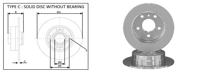 Диск гальмiвний APLUS 61377AP