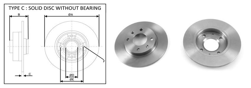 Диск гальмiвний APLUS 61380AP