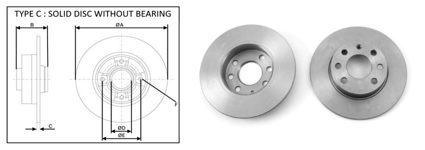 Диск гальмiвний APLUS 61389AP
