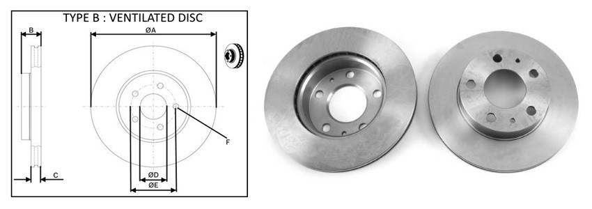 Диск гальмiвний APLUS 61390AP