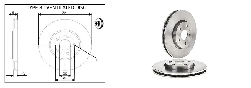 Диск гальмiвний APLUS 61398AP