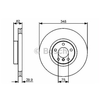 Диск гальмівний Bosch 0986479436