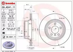 Диск гальмівний Brembo 09A54111