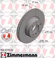Диск гальмівний Otto Zimmermann 150127920