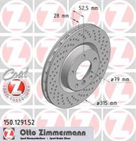 Диск гальмівний Otto Zimmermann 150129152