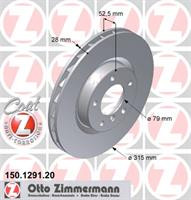 Диск гальмівний Otto Zimmermann 150129120