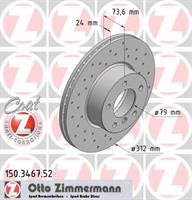 Диск гальмівний Otto Zimmermann 150346752