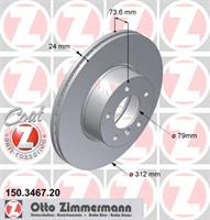 Диск гальмівний Otto Zimmermann 150346720