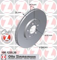 Диск гальмівний Otto Zimmermann 100123520