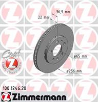 Диск гальмівний Otto Zimmermann 100124620