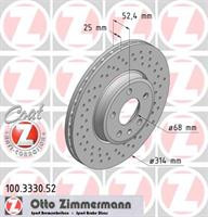 Диск гальмівний Otto Zimmermann 100333052