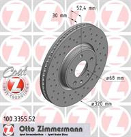 Диск гальмівний Otto Zimmermann 100335552