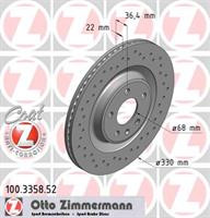 Диск гальмівний Otto Zimmermann 100335852