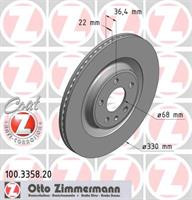 Диск гальмівний Otto Zimmermann 100335820