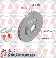 Диск гальмівний Otto Zimmermann 250135220