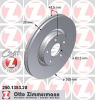 Диск гальмівний Otto Zimmermann 250135320