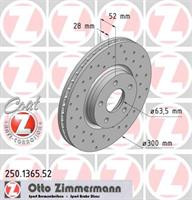 Диск гальмівний Otto Zimmermann 250136552