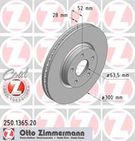 Диск гальмівний Otto Zimmermann 250136520