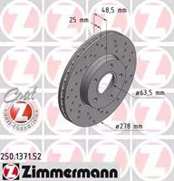 Диск гальмівний Otto Zimmermann 250137152