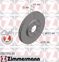Диск гальмівний Otto Zimmermann 250137420