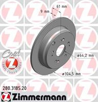 Диск гальмівний Otto Zimmermann 280318520