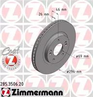 Диск гальмівний Otto Zimmermann 285350620