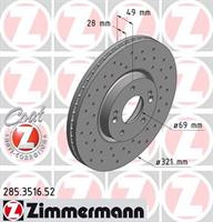 Диск гальмівний Otto Zimmermann 285351652