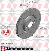 Диск гальмівний Otto Zimmermann 285351952