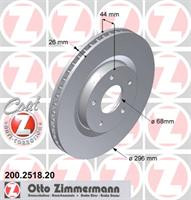 Диск гальмівний Otto Zimmermann 200251820