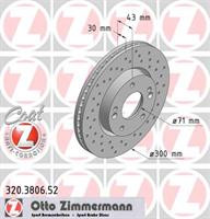 Диск гальмівний Otto Zimmermann 320380652