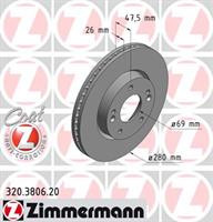 Диск гальмівний Otto Zimmermann 320380620