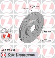 Диск гальмівний Otto Zimmermann 440310652