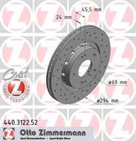 Диск гальмівний Otto Zimmermann 440312252