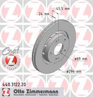 Диск гальмівний Otto Zimmermann 440312220