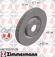 Диск гальмівний Otto Zimmermann 460155220