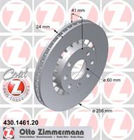 Диск гальмівний Otto Zimmermann 430146120