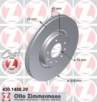 Диск гальмівний Otto Zimmermann 430148820