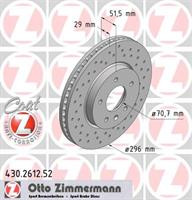 Диск гальмівний Otto Zimmermann 430261252