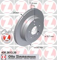 Диск гальмівний Otto Zimmermann 430261320